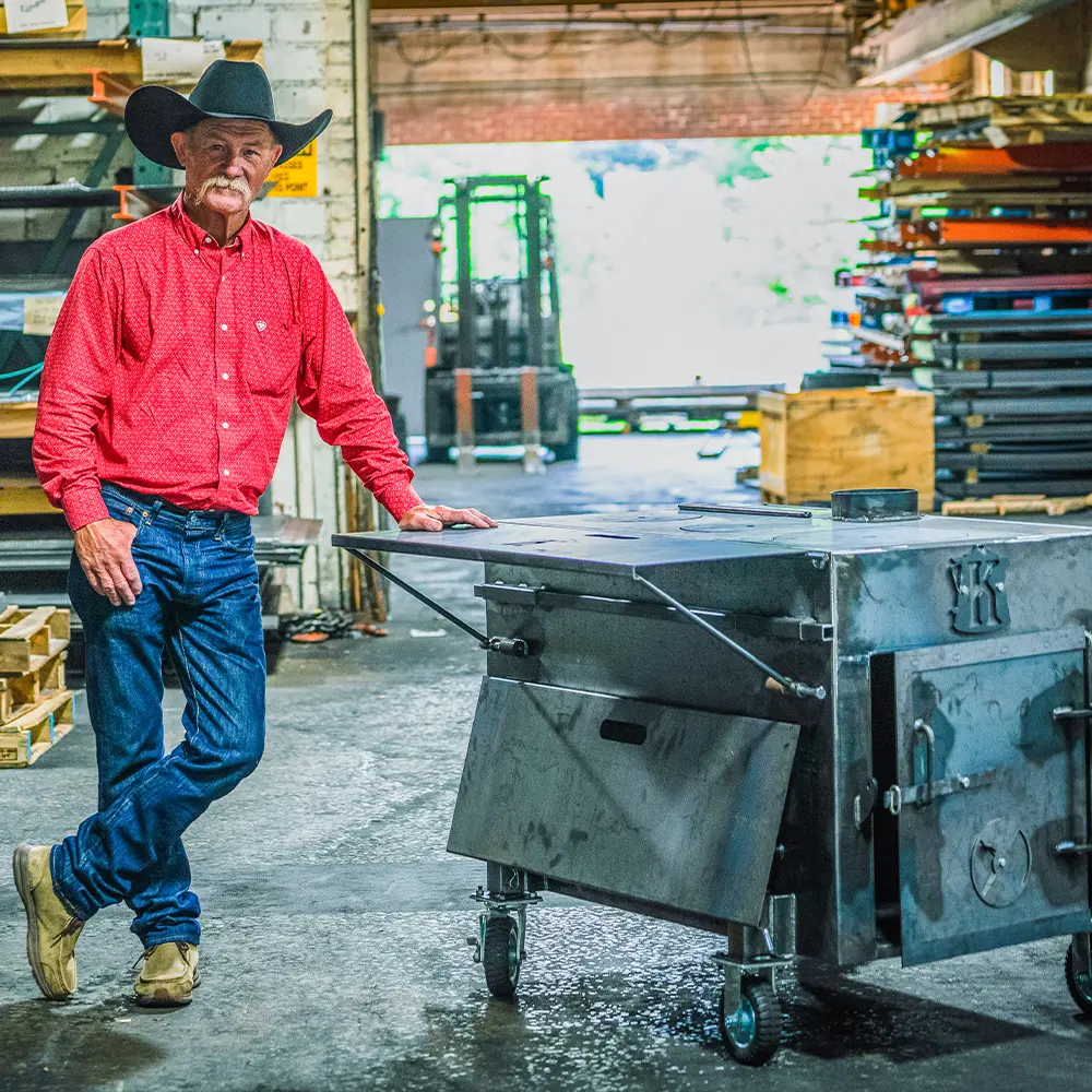 Bertha Cowboy Stove - Kent Rollins X Hasty Bake 1