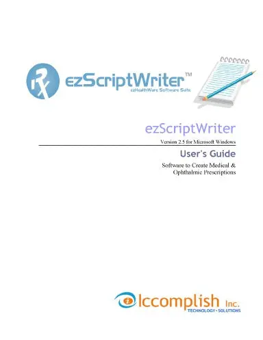 Ezscriptwriter User Manual 1