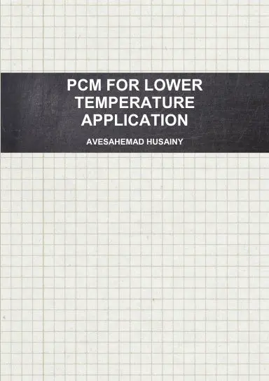 Pcm For Lower Temperature Application 1