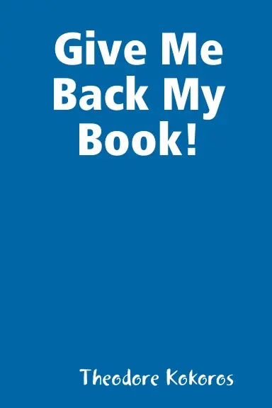 Give Me Back My Book! 1
