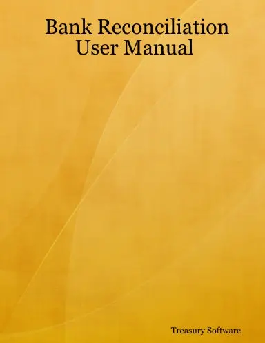 Bank Reconciliation User Manual 1