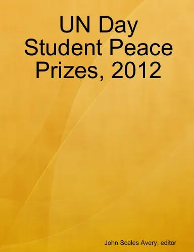 Un Day Student Peace Prizes, 2012 1