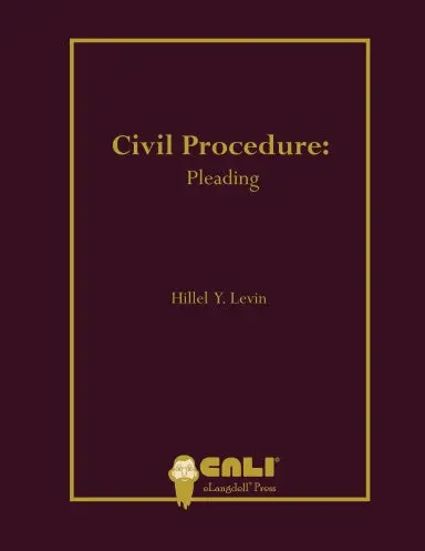 Civil Procedure: Pleading (Paperback) 1