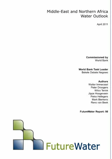 Middle-East And Northern Africa Water Outlook 1