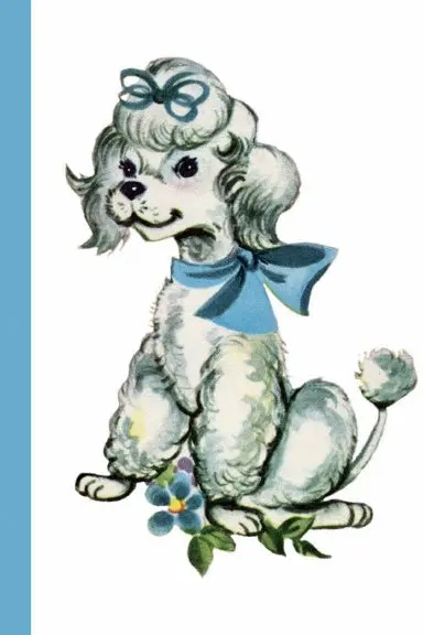 Coloring Doodling Notebook | Poodle 1