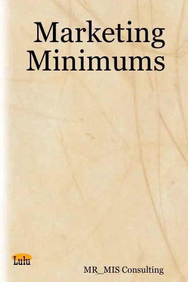 Marketing Minimums 1