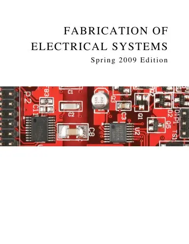 Fabrication Of Electrical Systems - 2009 Edition 1