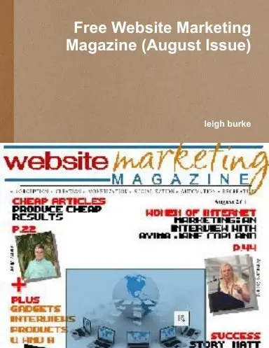 Free Website Marketing Magazine (August Issue) 1