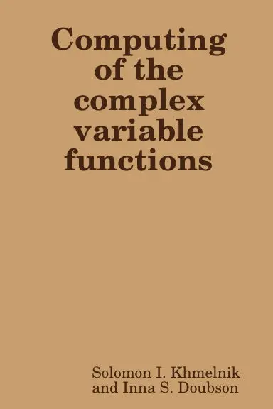 Computing Of The Complex Variable Functions 1
