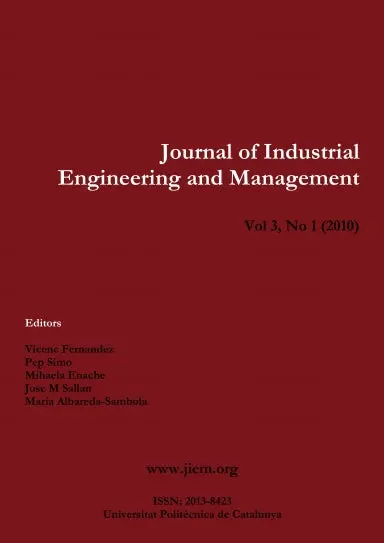 Journal Of Industrial Engineering And Management - Vol 3, No 1 (2010) 1