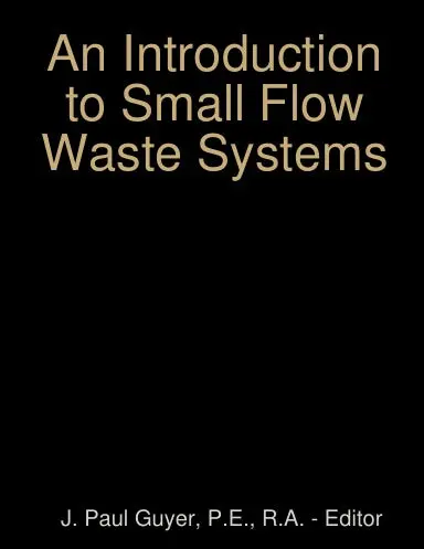 An Introduction To Small Flow Waste Systems 1