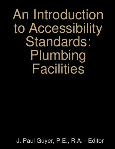 An Introduction To Accessibility Standards: Plumbing Facilities 1