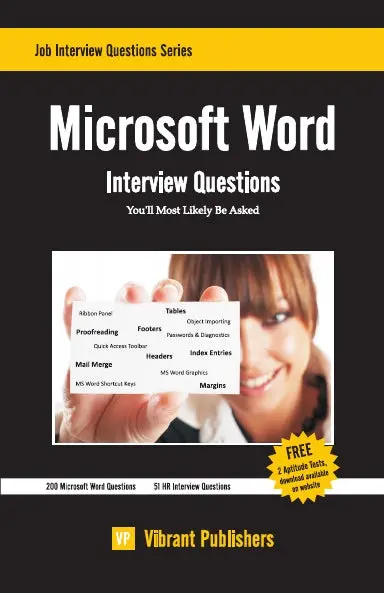 Microsoft Word Interview Questions You'll Most Likely Be Asked 1