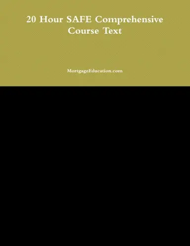 20 Hour Safe Comprehensive Course Text 1