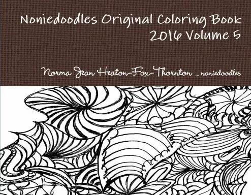 Noniedoodles Original Coloring Book 2016 Volume 5 1