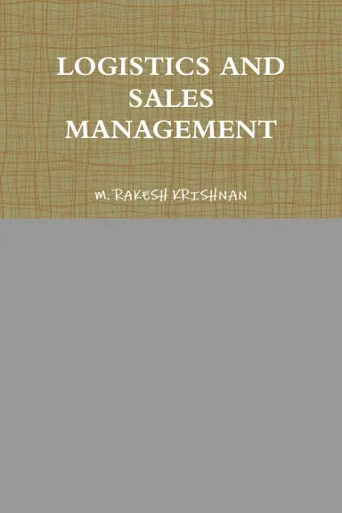 Logistics And Sales Management 1