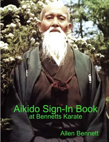Aikido Sign-In Book At Bennetts Karate 1