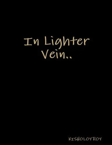 In Lighter Vein.. 1