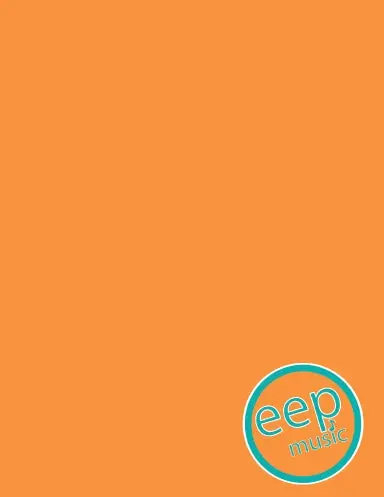 Guitar & Piano Assignment Keeping Notebook (Orange) By Eepmusic 1