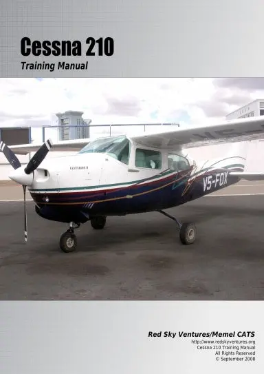 Cessna 210 Training Manual- Large Spiral Bound 1