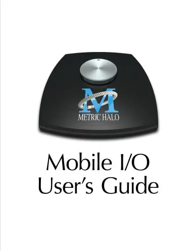 Mobile I/O User's Guide 1
