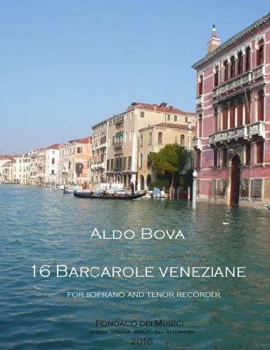 16 Barcarole Veneziane For 2 Recorders Vol. 1 1