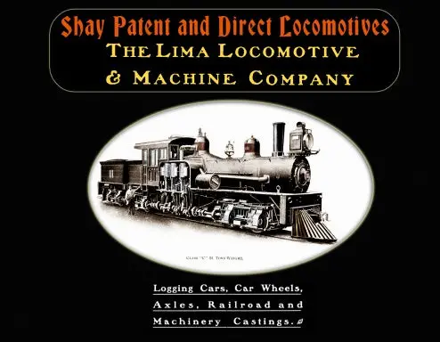 Shay Patent And Direct Locomotive Catalog 1