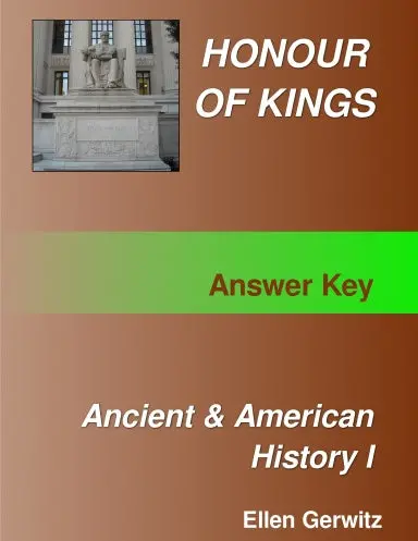 Honour Of Kings Ancient And American History 1 Test Packet & Answer Key 1