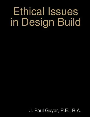 Ethical Issues In Design Build 1