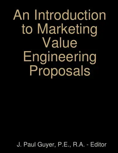 An Introduction To Marketing Value Engineering Proposals 1