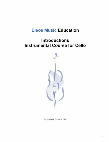 Eleos Music - Introductions Course In Cello 1
