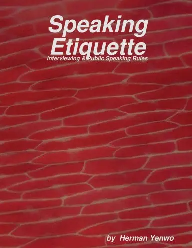 Speaking Ethiquette 1