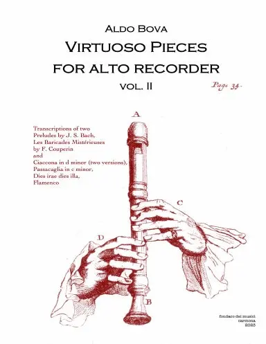 Virtuoso Pieces For Alto Recorder Vol. Ii 1