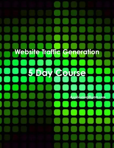 Website Traffic Generation - 5 Day Course 1