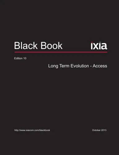 Black Book, Long Term Evolution - Access, Ed. 10, Paperback, Color 1