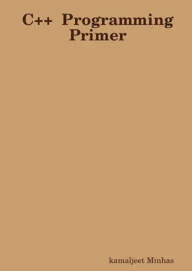 C++  Programming Primer 1