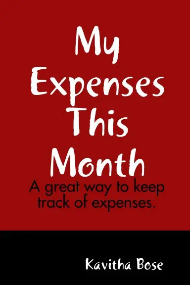 My Expenses This Month 1