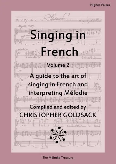 Singing In French, Volume 2 - Higher Voices 1