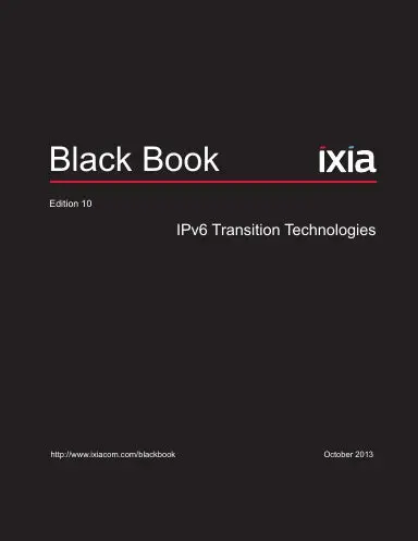 Black Book, Ipv6 Transition Technologies, Ed. 10, Paperback, Color 1