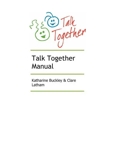 Talk Together Manual 1