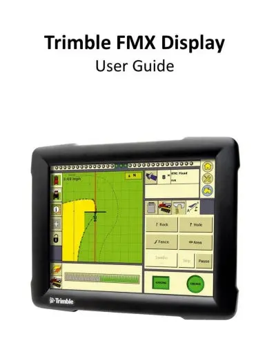 Trimble Fmx Display User Manual 1