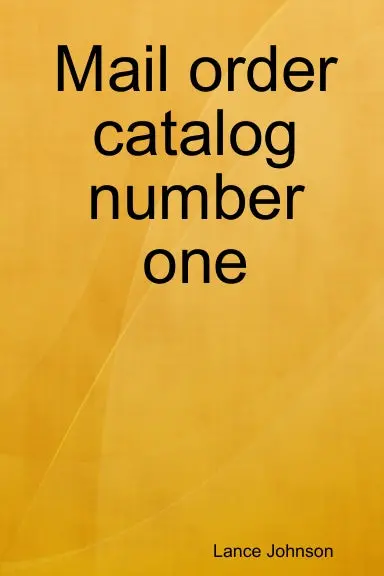 Mail Order Catalog Number One 1