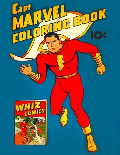 Captain Marvel Coloring Book 1