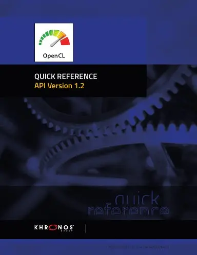 Opencl 1.2 Quick Reference 1