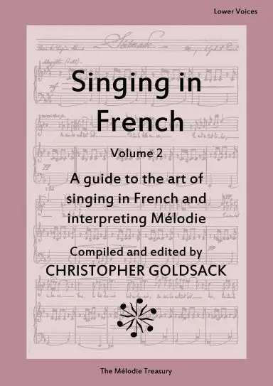 Singing In French, Volume 2 - Lower Voices 1