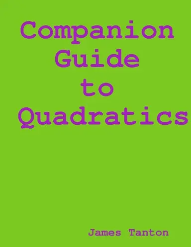 Companion Guide To Quadratics 1