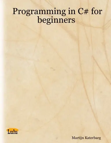 Programming In C# For Beginners 1