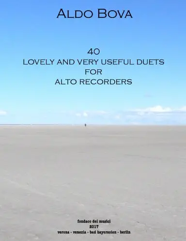 40 Lovely And Useful Duets For Alto Recorders 1