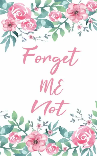 Forget Me Not :Internet Password Organizer & Logbook To Protect Usernames And Passwords With Tabs Small 1
