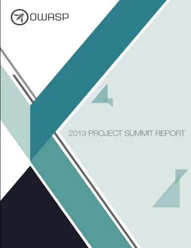 2013 Owasp Project Summit Report 1
